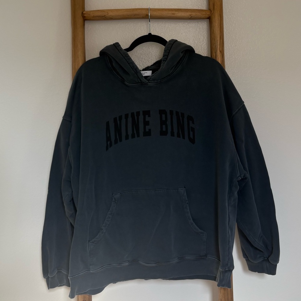 Anine Bing Charcoal Hoodie